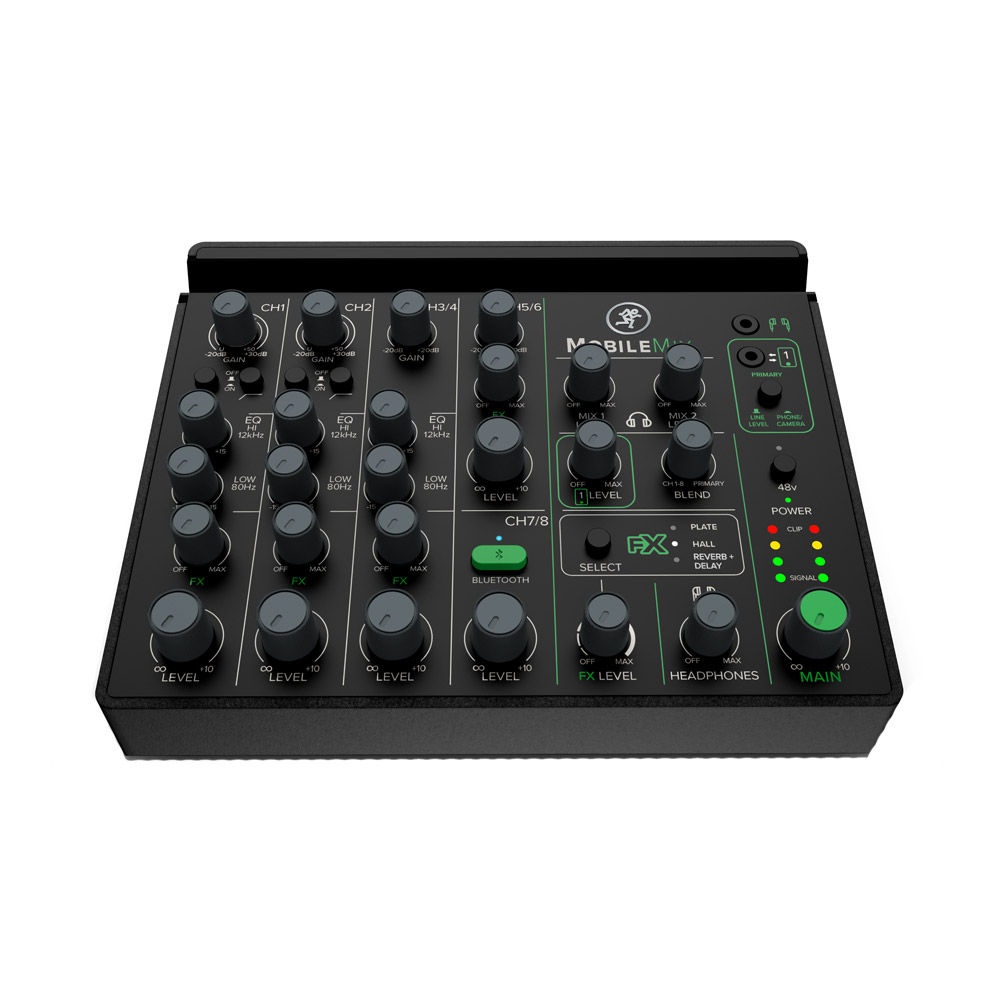 Mackie 8-Channel USB-Powerable Mixer for A/V Production, Live