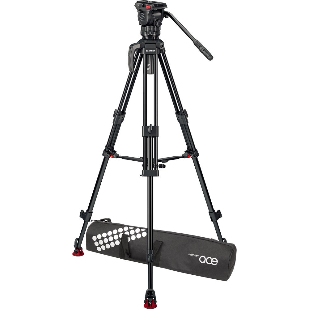Sachtler Ace XL Mk II AL Tripod System w/Mid Level Spreader 1018AM
