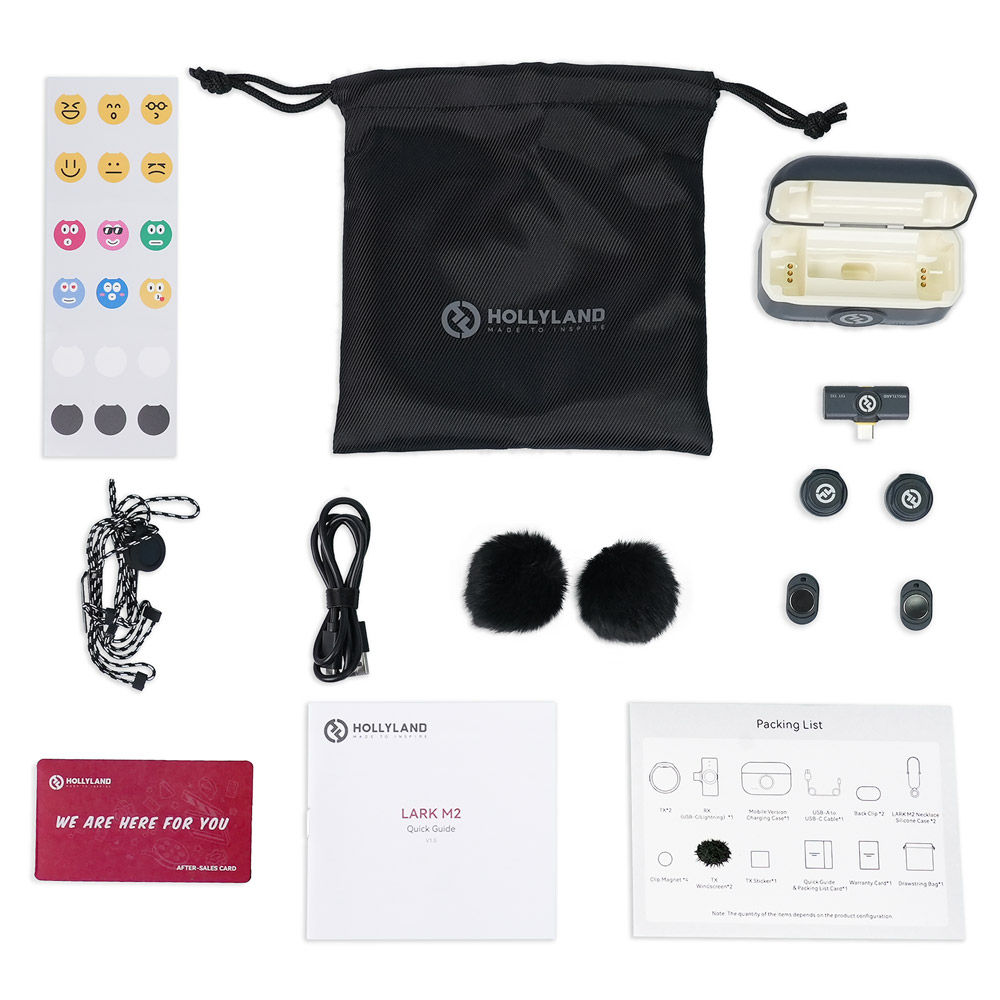 Hollyland LARK M2 Wireless Lavalier Microphone with USB-C Plug