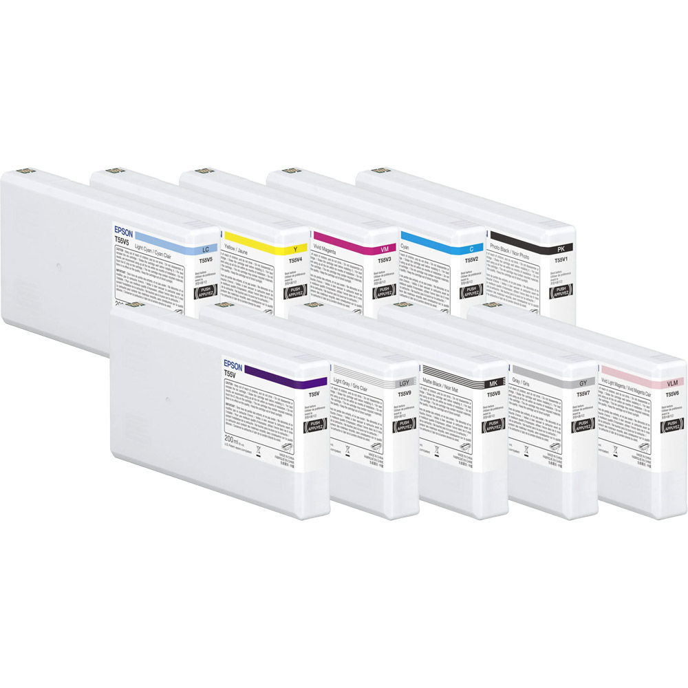 Sc Ink Print Epson SC-P5370 Ink Set 200ml Desktop Printer Ink Cartridges - Vistek ...