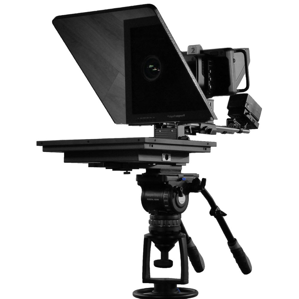 Teleprompter Camera Rails Prompter People FLEX PLUS 15MM RAIL MOUNT SERIES TELEPROMPTER 17 ...
