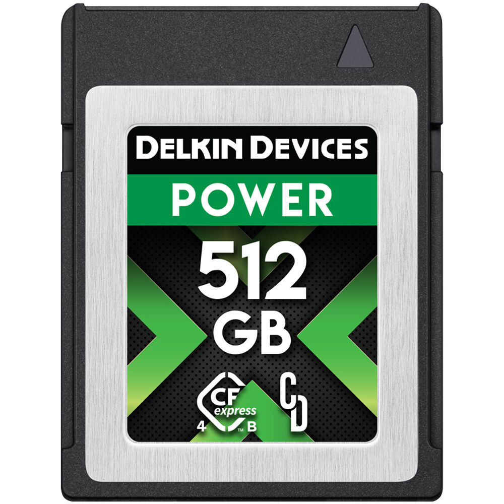 Delkin 512GB POWER 4.0 CFexpress Type B Memory Card 3650MB/s read