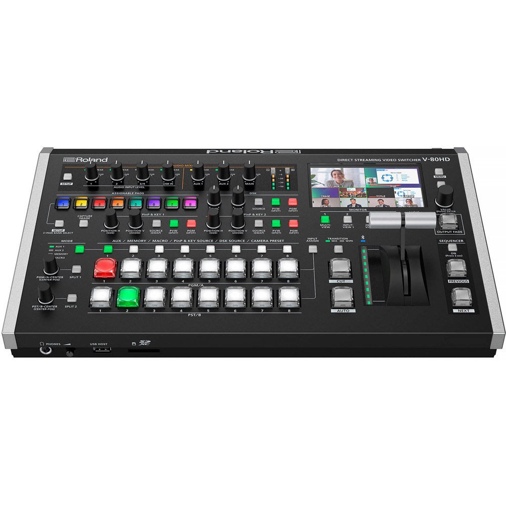 Roland V-80HD Direct Streaming Switcher Streaming Switchers