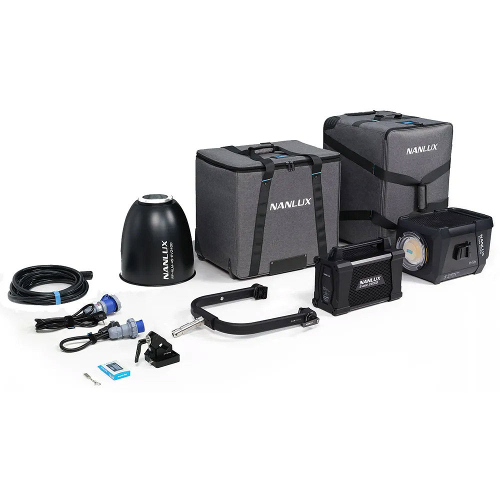 Nanlux Evoke 2400B Bi-Color LED Monolight with Trolley Case Evoke