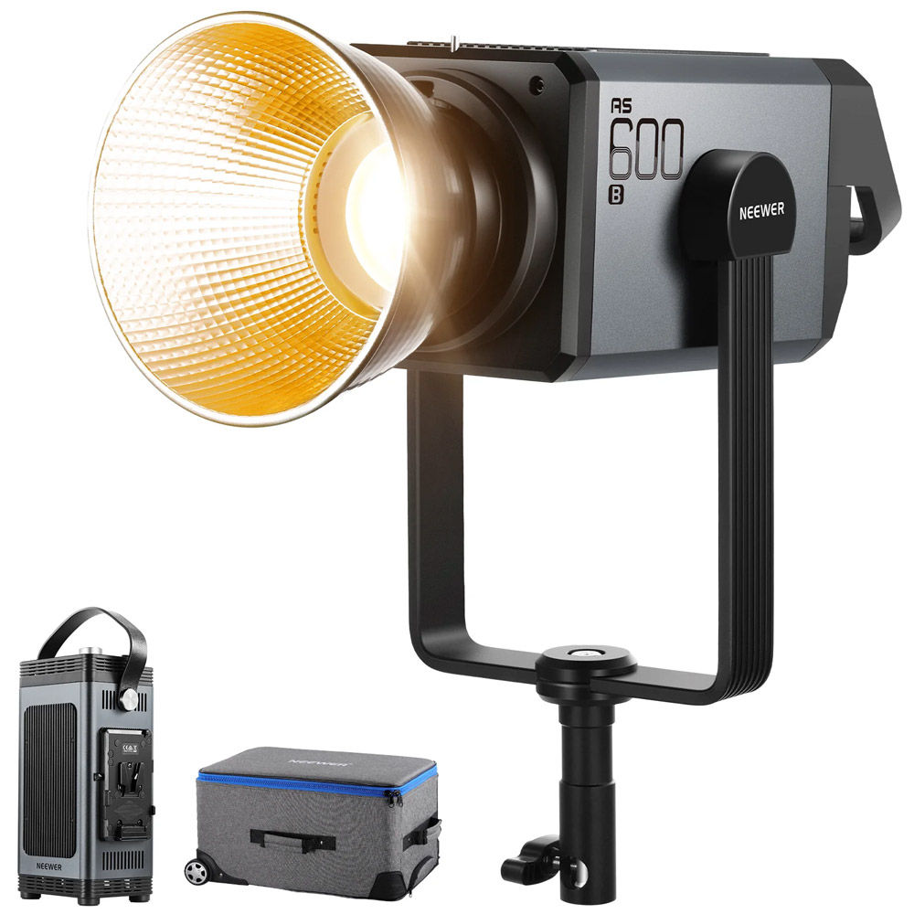 NEEWER AS600B COB LEDビデオライト Neewer AS600B 600W Output COB LED Continuous Video Light
