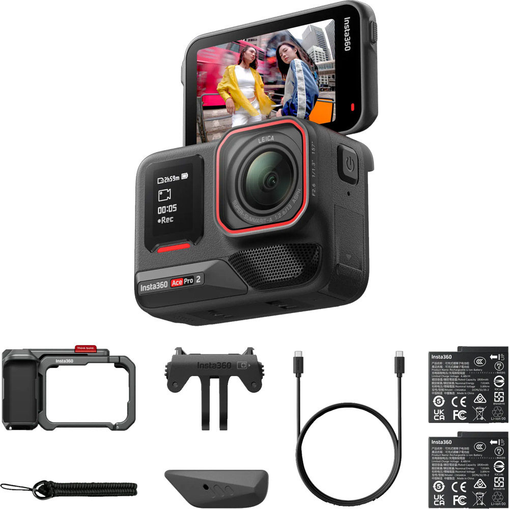 その他 Insta360 Insta360 Ace Pro 2 Xplorer Bundle (includes 1x Wind Guard, 2x