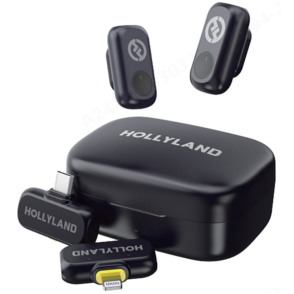 HOLLYLAND LARKA1 ワイヤレスマイクロフォンコンボ Hollyland LARK A1 Combo (Space Gray, with USB-C RX + Lightning RX
