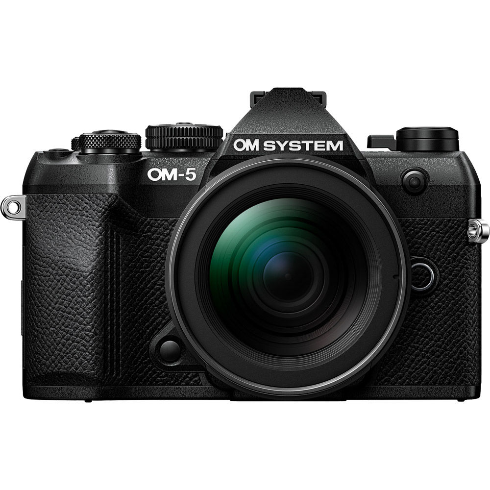OM System OM-5 Mark II Mirrorless Kit, Black w/ M.Zuiko Digital 12