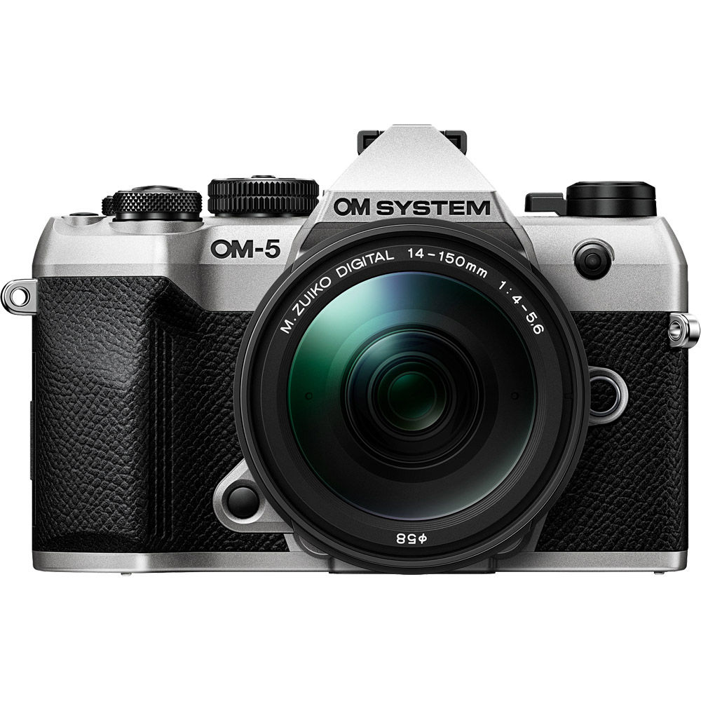 OM System OM-5 Mark II Mirrorless Kit, Silver w/ M.Zuiko Digital