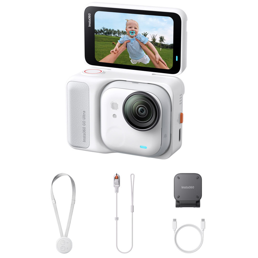 Insta360 GO Ultra Standard Bundle (White) 300811 Action Video