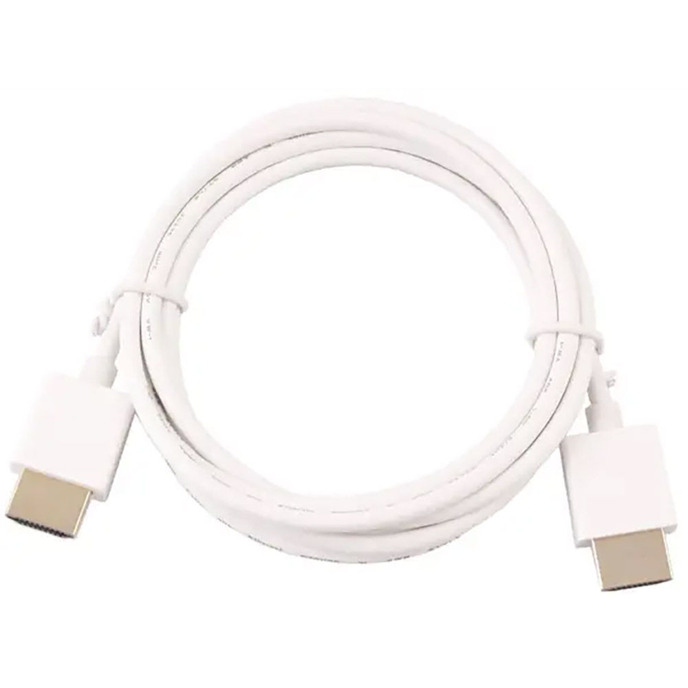 TechCraft 1.5 ft. Ultra-Slim HDMI v1.4 Cable with Ethernet - White ...