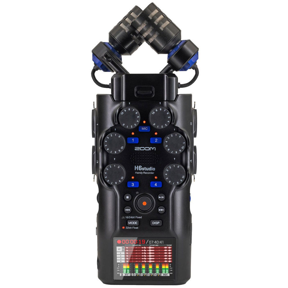 Zoom H6studio 6-Track Handy Recorder with 32-Bit Float Recording