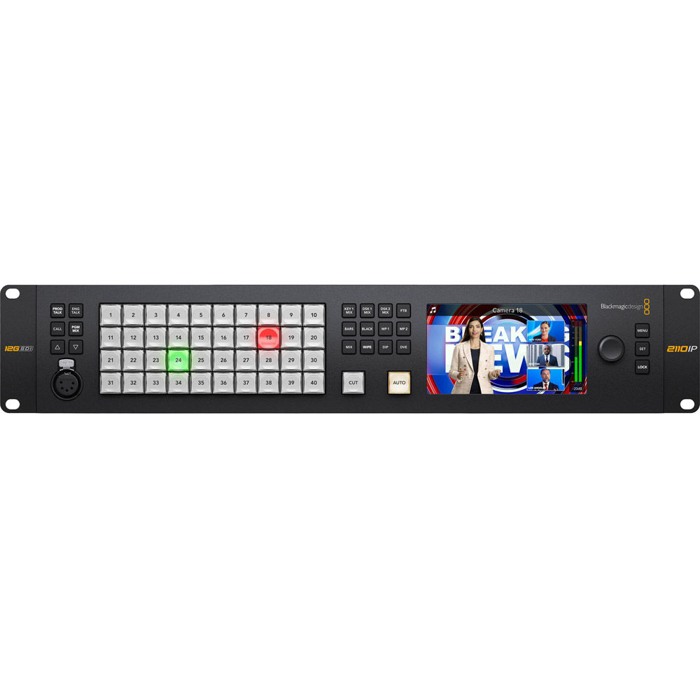 Blackmagic Design ATEM Monitoring Rack Panel 40 SWPANELABRMP40 ...