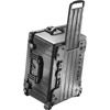 1620 Case Black w/Divider Set w/Retractable Handle & Wheels