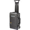 1510 Case Black w/foam w/Retractable Handle & Wheels