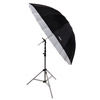 72" Parabolic Umbrella - Black/White