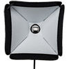 19" x 19" (50 cm x 50 cm)  Speedlight Collapsible Softbox - White with Tilthead Bracket