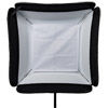 19" x 19" (50 cm x 50 cm)  Speedlight Collapsible Softbox - White with Tilthead Bracket