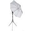 45" Umbrella Travel Kit with Travel Light Stand, Umbrella Holder and Cold Shoe with Clamp Lock