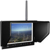 7" Wireless FPV Field Monitor comes with 5.8GHz receiver, slim and portable design