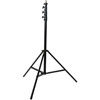 72" Black/Silver Parabolic Umbrella Kit with Large Light Stand, Umbrella Holder and Cold Shoe