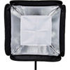 31" x 31" Speedlight Collapsible Softbox Kit -  Silver with Tilthead Bracket and Medium Light Sta