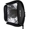 15" x 15"  Speedlight Collapsible Softbox Kit  - Silver with Tilthead Bracket and Medium Light Stan