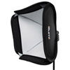 19" x 19" Speedlight Collapsible  Softbox Kit - White with Tilthead Bracket and Medium Light Stand