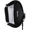 19" x 19" Speedlight Collapsible  Softbox Kit - White with Tilthead Bracket and Medium Light Stand