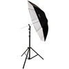 45" Umbrella Kit with Small Light Stand and Ball Head Style Speedlight Umbrella Holder