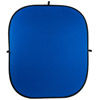 1.85 m x 2.1 m Green/Blue Collapsible Studio Background - Double Stitched