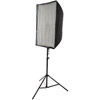24" x 35" Brolly Box Kit with Dual Flash Holder and Medium 3.0 m Air Cushion Light Stand