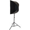 24" x 35" Brolly Box Kit with Dual Flash Holder and Medium 3.0 m Air Cushion Light Stand