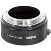 Nikon F to NEX/E-Mount Camera Lens Adapter (Black Matt) II for Full Frame or APSC Sensor Cameras