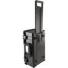 1535 Air Case Black w/Padded Dividers, w/ Retractable Handle & Wheels