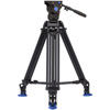 BV6PRO Aluminum Video Tripod Kit - Dual Stage with BV6H Video Head, A673TM Legs and Bag