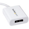 CDP2DPW  USB-C to DisplayPort Adapter - 4K 60Hz - White