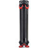 Flowtech 75 Carbon Fiber Tripod With Quick Release Brakes, Mid-Level Spreader And Feet