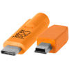 TetherPro USB-C to 2.0 Mini-B 5-Pin, 15'