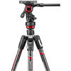 Befree Carbon fibre Tripod With Twist Lock And MVH400AH Fluid Head