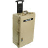 1650 Case Desert Tan with Foam, Retractable Handle and Wheels