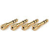 HJA-4 Pack of 4 Adaptors for Converting Headphones with 3.5mm Plugs for Use w/ RØDECaster Pro