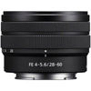 Sony SEL FE 28-60mm f/4.0-5.6 E-Mount Lens SEL2860 Full-Frame Zoom