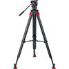 aktiv8 Fluid Head (S2068S) + Tripod Flowtech75 MS with Mid-Level Spreader and Padded Bag