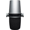 MV7 Cardioid Dynamic Studio Vocal Microphone w / USB and XLR Outputs - Silver