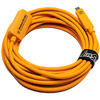 TetherBoost Pro USB Type-C Core Controller Extension Cable (16', High-Visibility Orange)