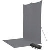 X-Drop Pro Wrinkle-Resistant Backdrop Kit, Neutral Gray Sweep, 8' x 13'