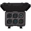 918 Case w/ foam insert for 6 Lens - Black