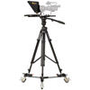 12" Teleprompter,  Pedestal & Dolly Turnkey w/ Travel Case