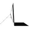 X-Drop Pro Backdrop Kit Rich Black Sweep 8' x 13' Wrinkle-Resistant